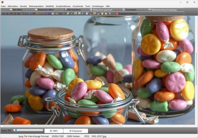 Bildbearbeitungsprogramm für PC