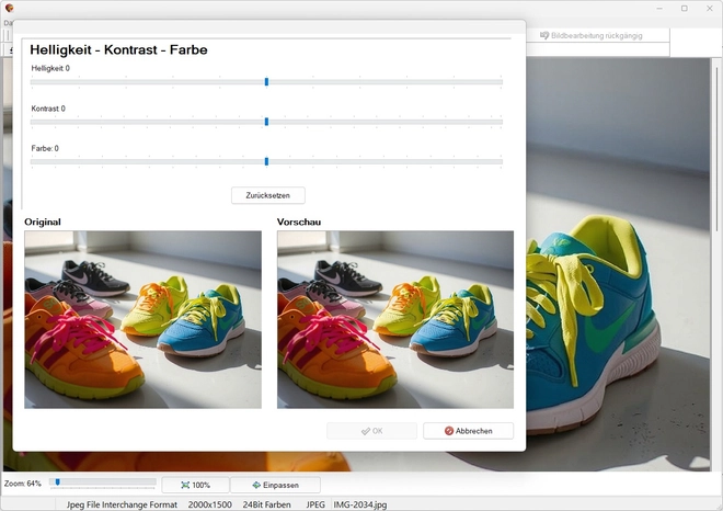 Einfaches Bildbearbeitungsprogramm für Windows
