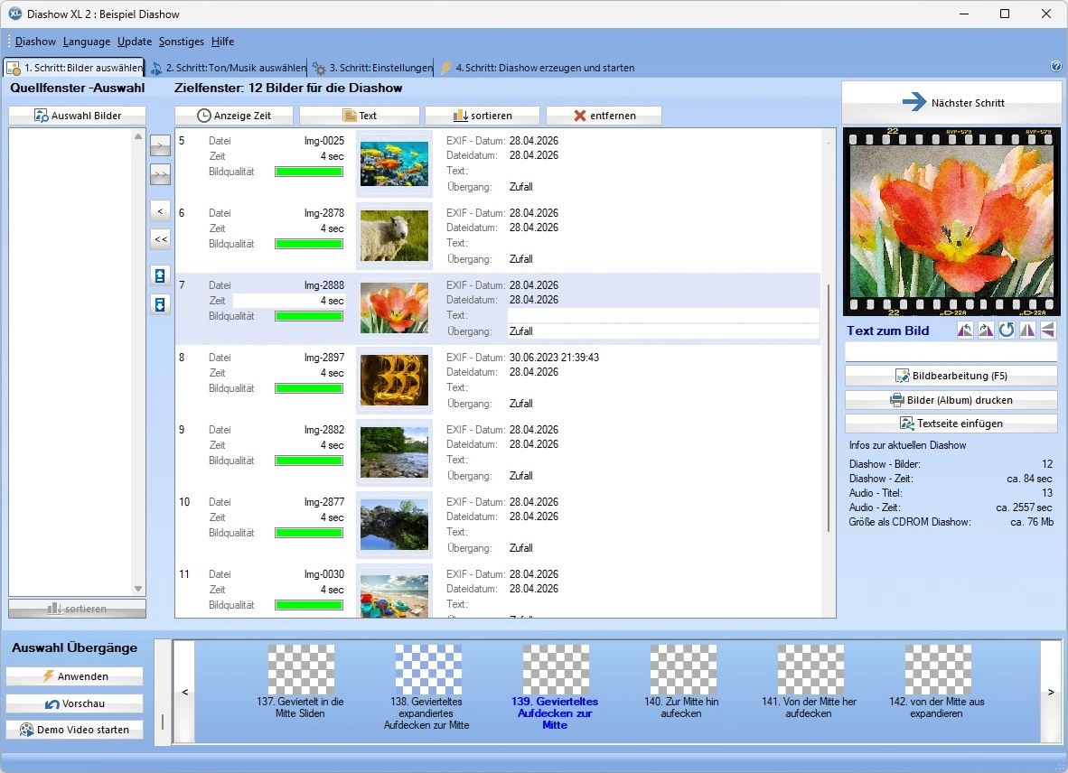 Diashow XL 2 Diashow Programm