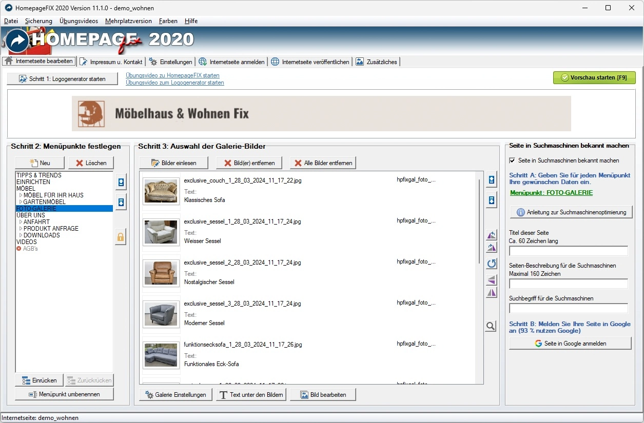 HomepageFix – Homepage Software