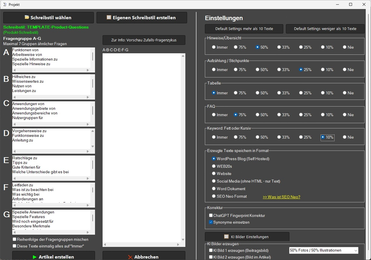 Multi Text AI Writer – WordPress Automation