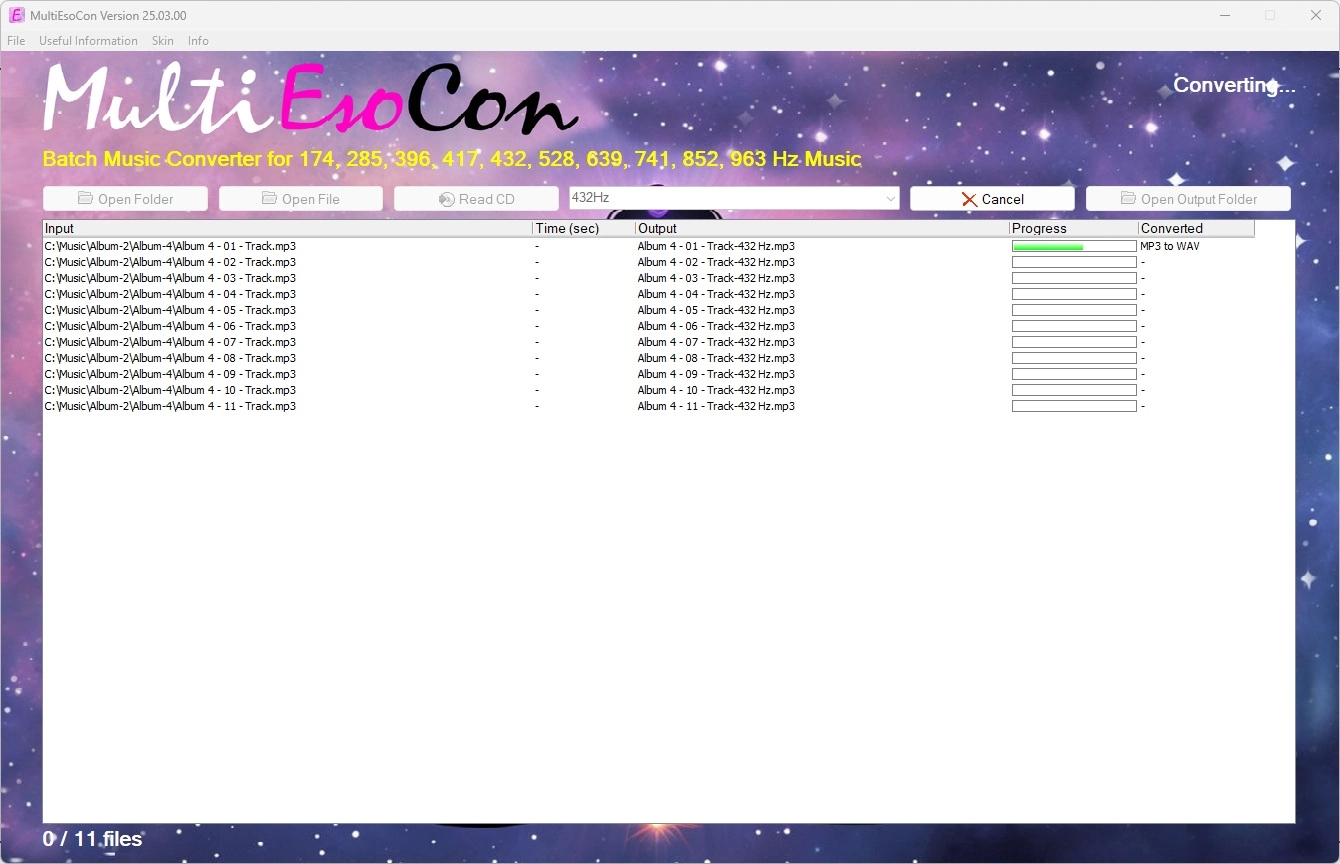 MultiEsoCon – 432 Hz Converter