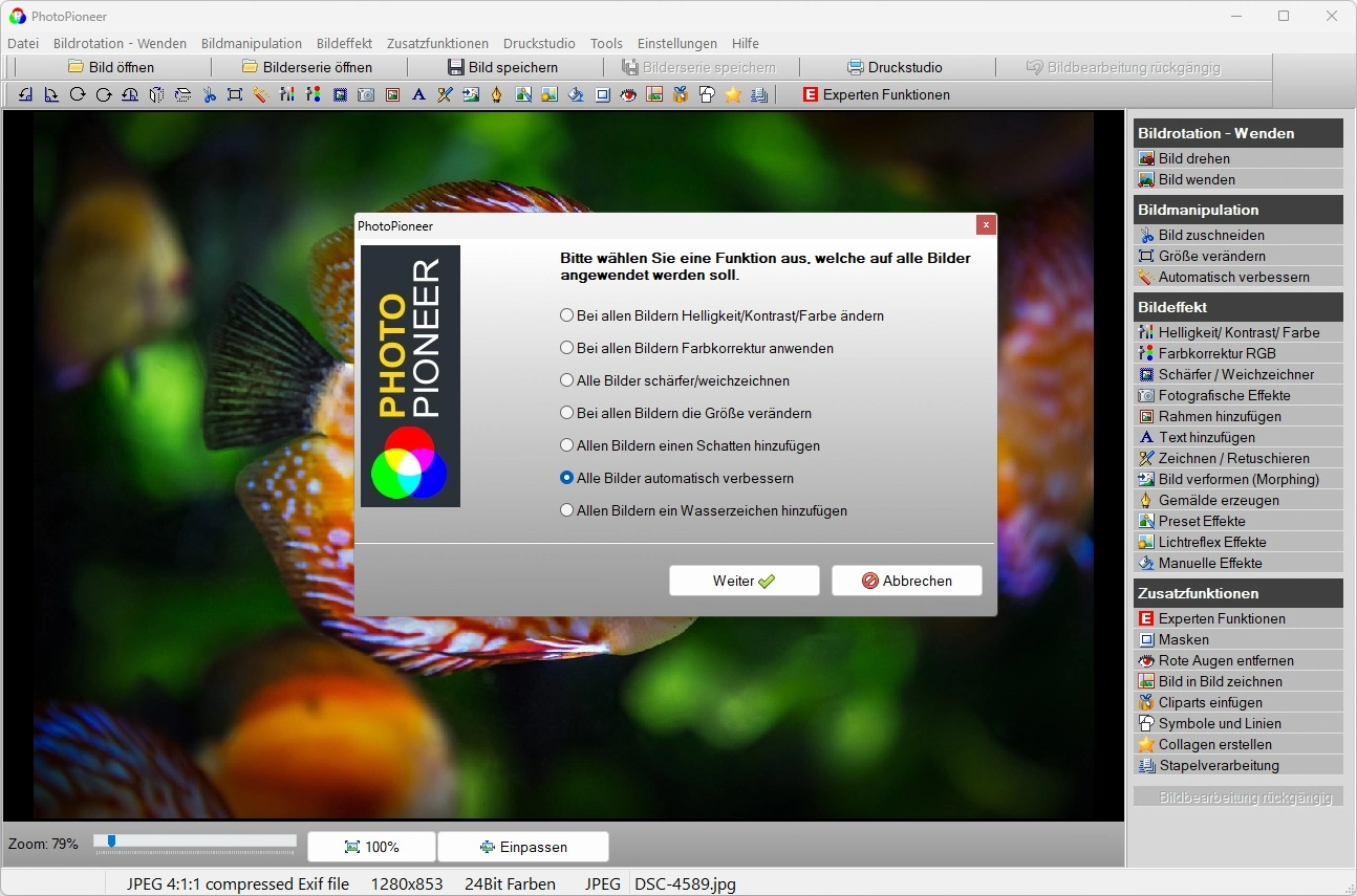 PhotoPioneer – Bildbearbeitungsprogramm